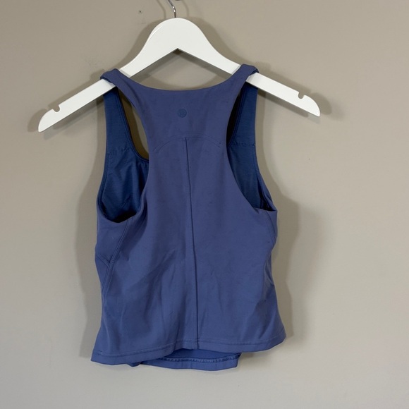 Lululemon InStill Tank Top Water Drop Yoga Shelf Bra Padding Lycra Stretch Sz 4 - Picture 3 of 7